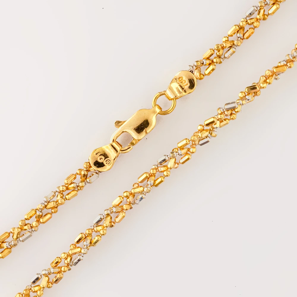 Браслет из желтого золота 750 пробы