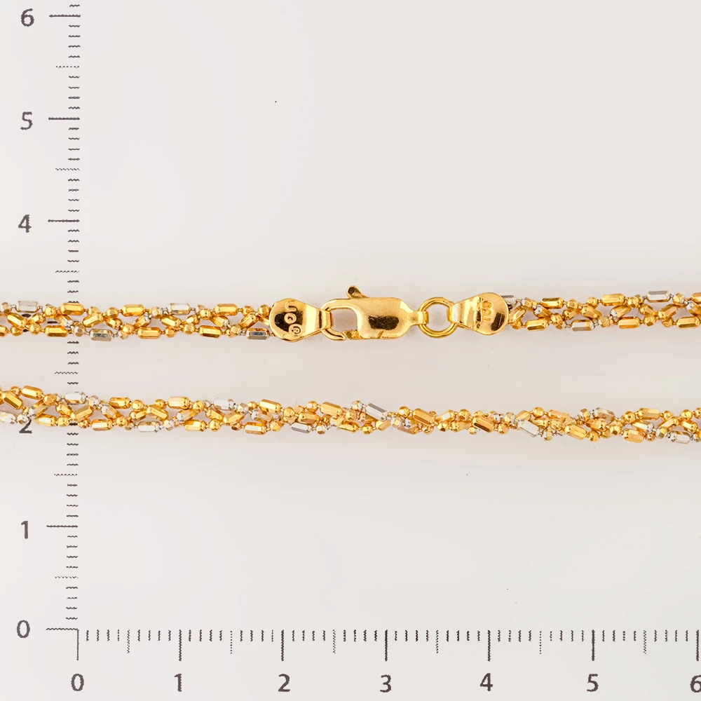 Браслет из желтого золота 750 пробы