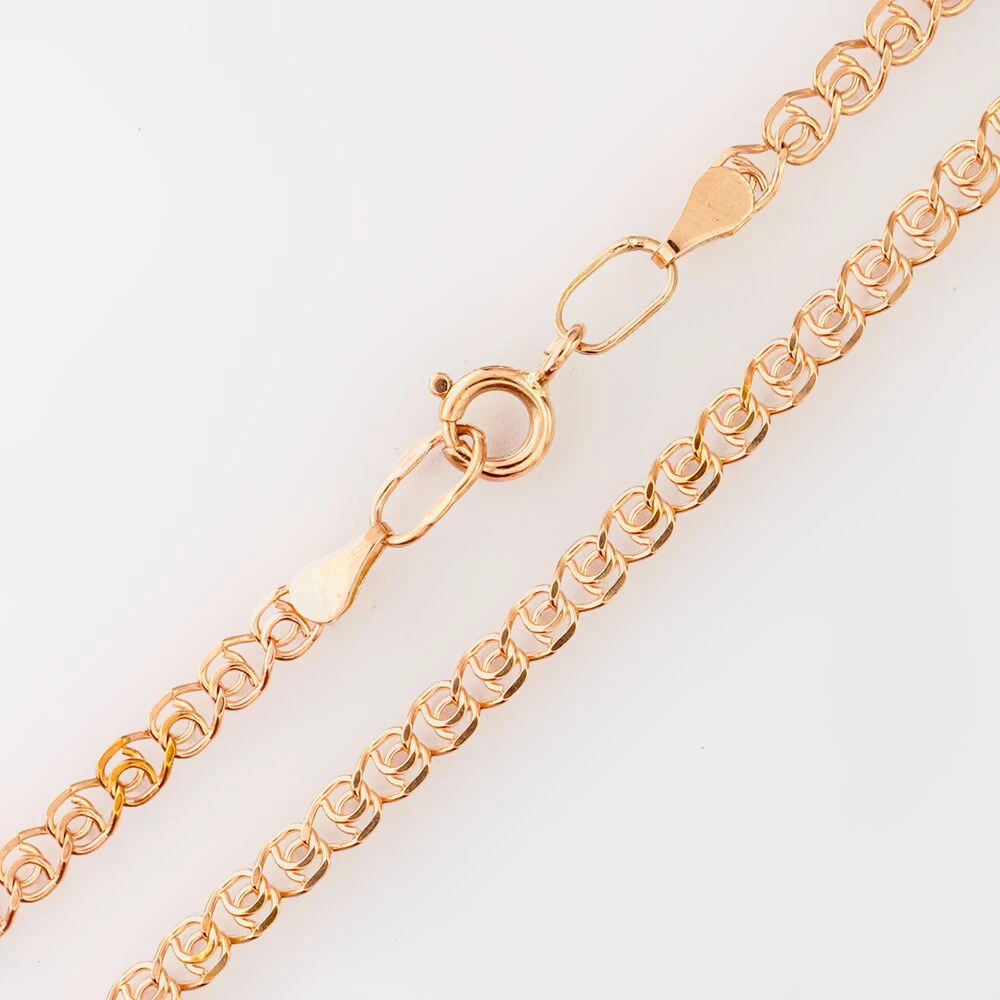 Браслет из красного золота 585 пробы