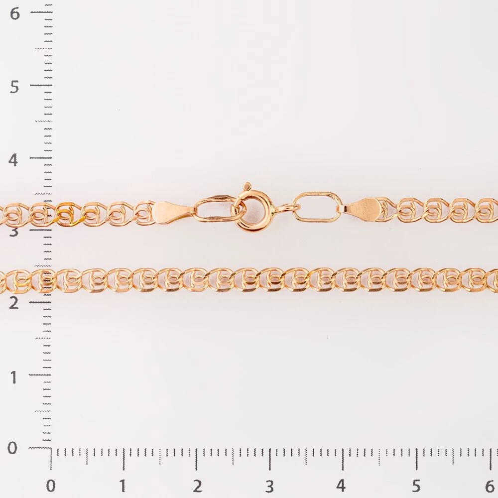 Браслет из красного золота 585 пробы