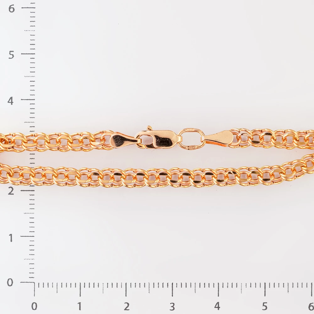 Браслет из красного золота 585 пробы