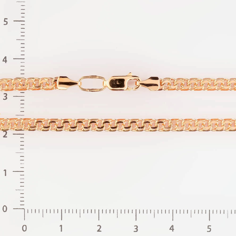 Браслет из красного золота 585 пробы