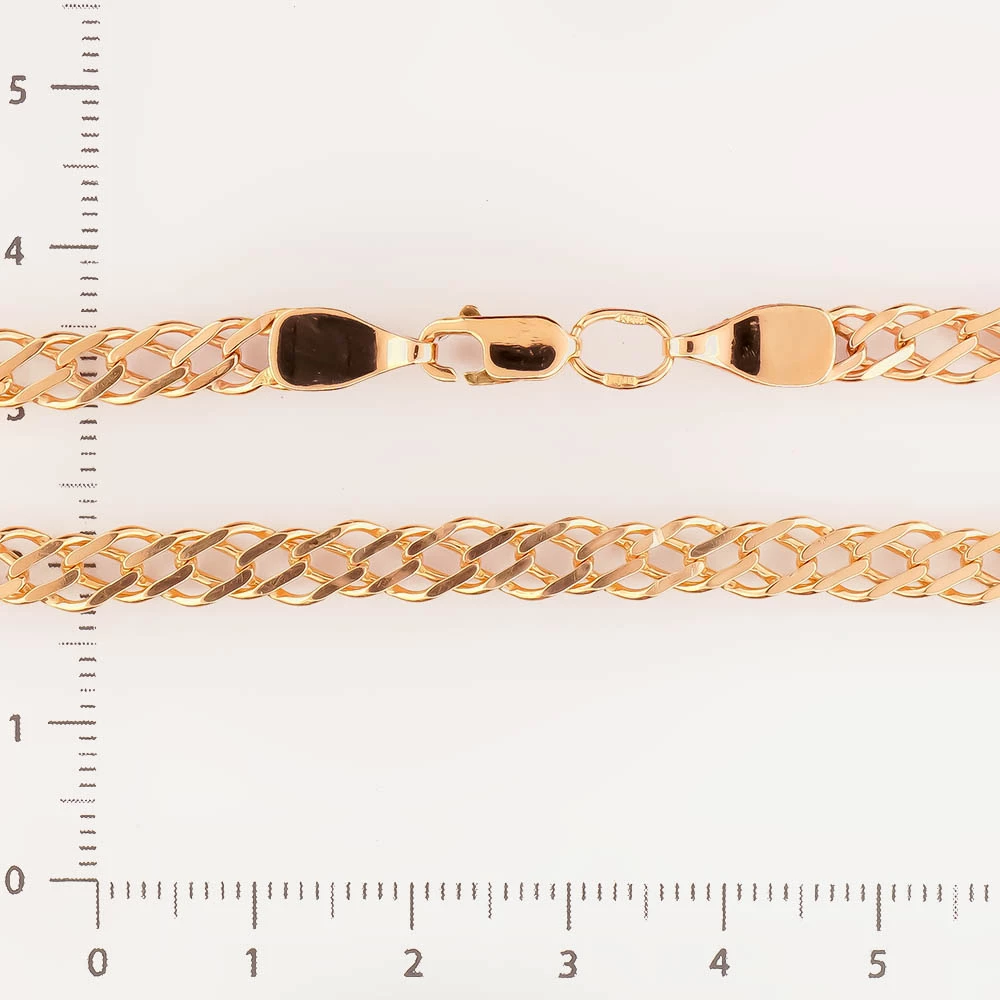 Браслет из красного золота 585 пробы