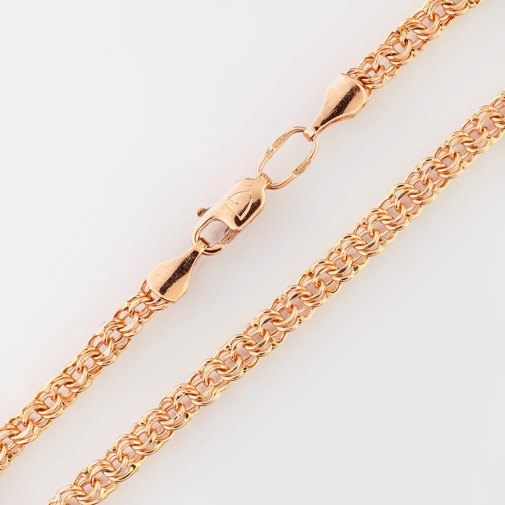 Браслет из красного золота 585 пробы