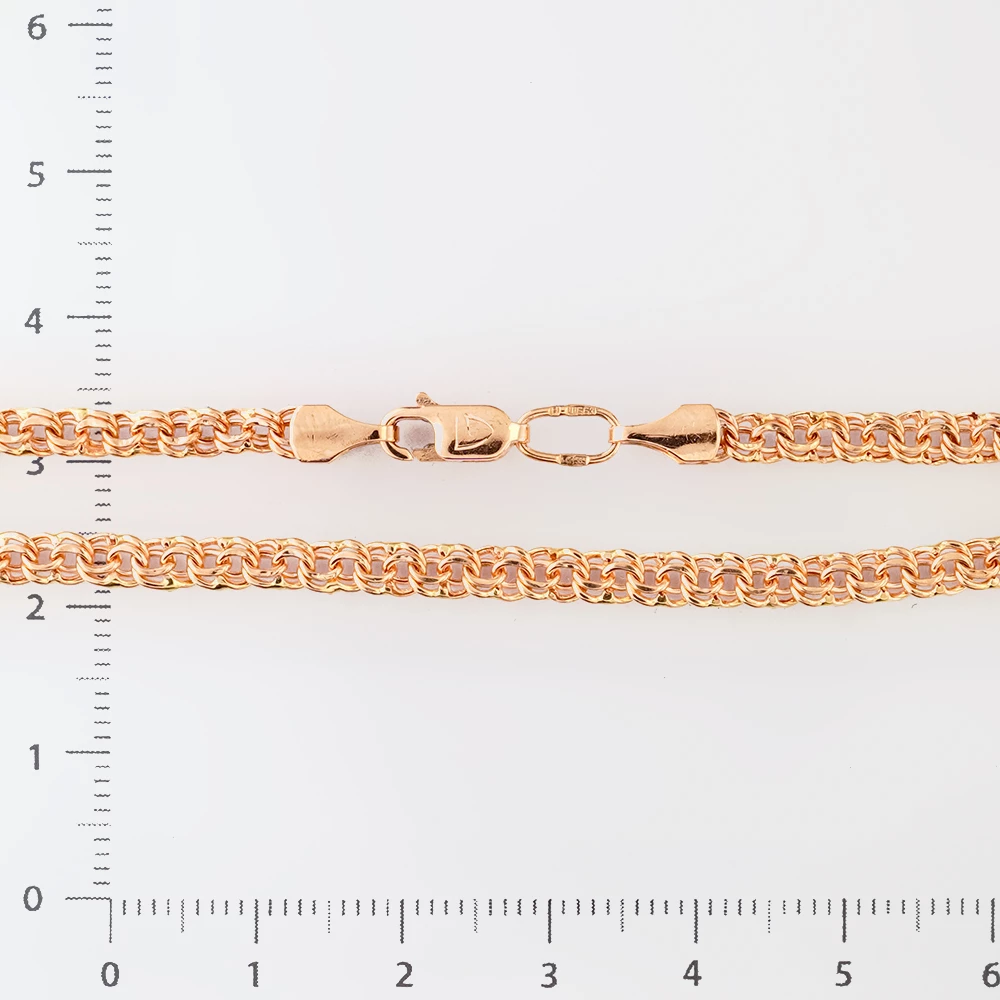 Браслет из красного золота 585 пробы