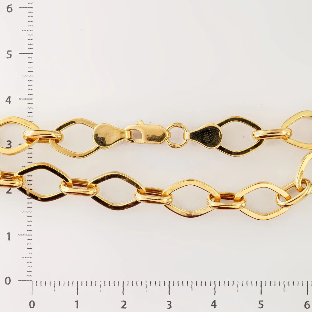 Браслет из желтого золота 585 пробы