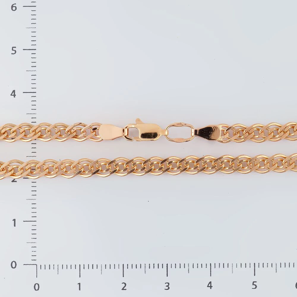 Браслет из красного золота 585 пробы