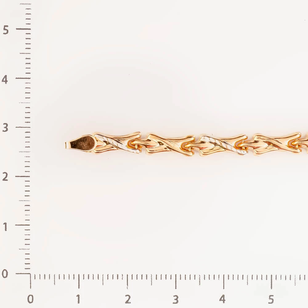 Браслет из красного золота 585 пробы