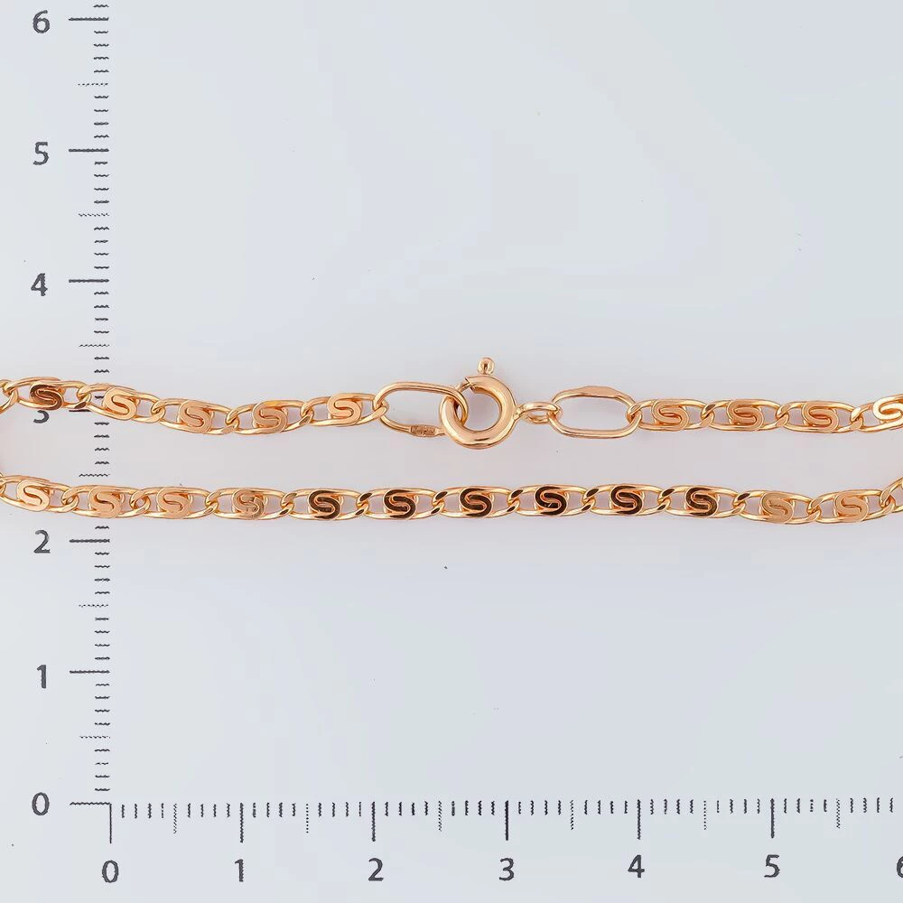 Браслет из красного золота 585 пробы