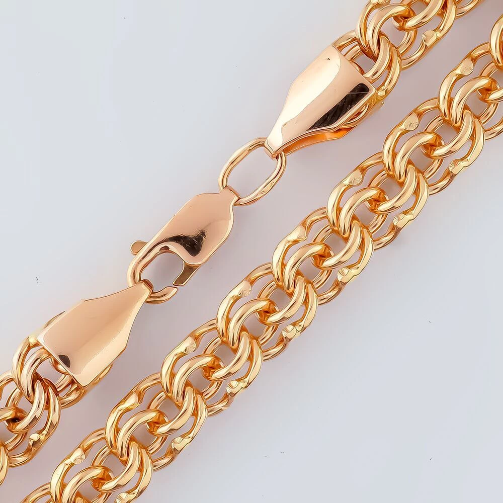 Браслет из красного золота 585 пробы