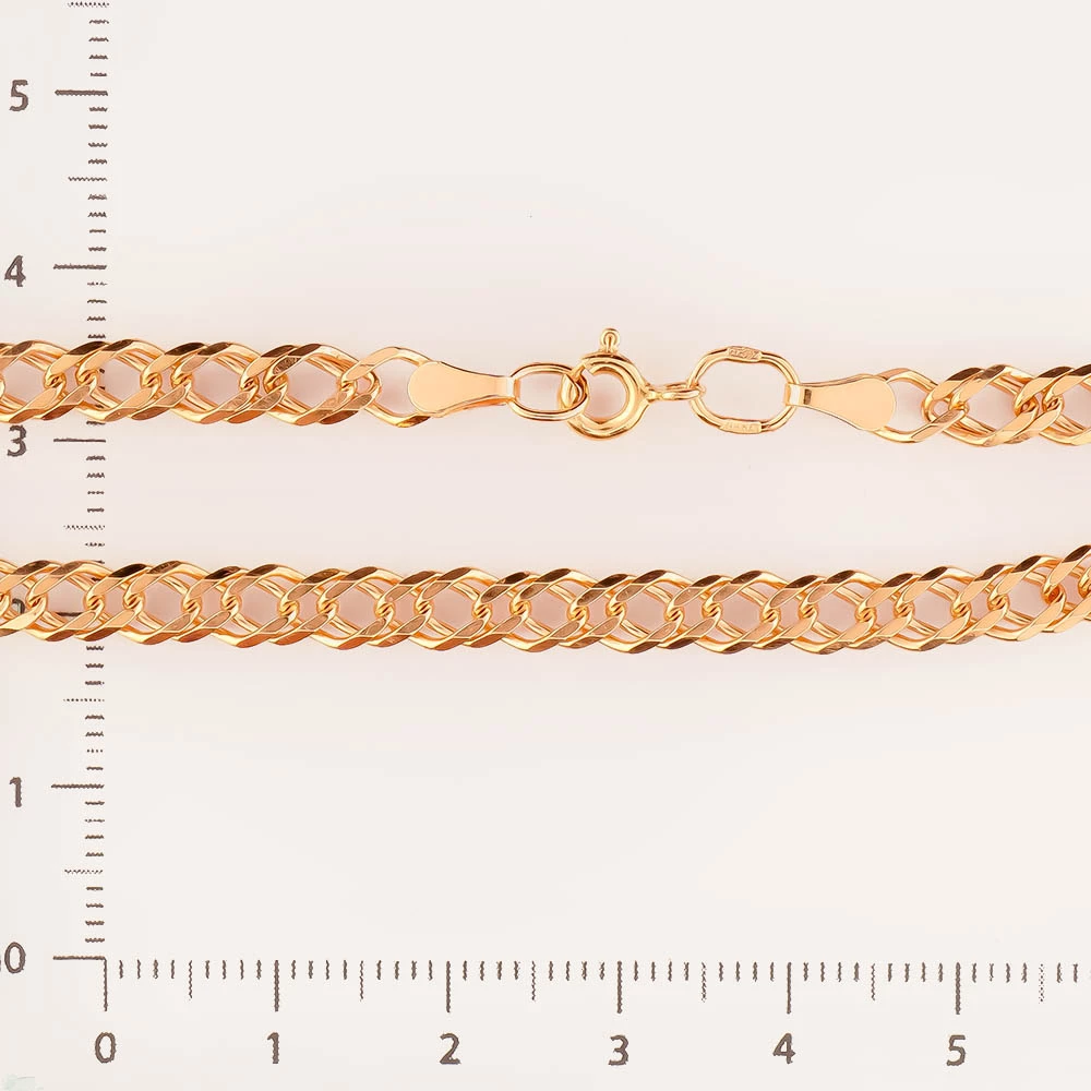 Браслет из красного золота 585 пробы