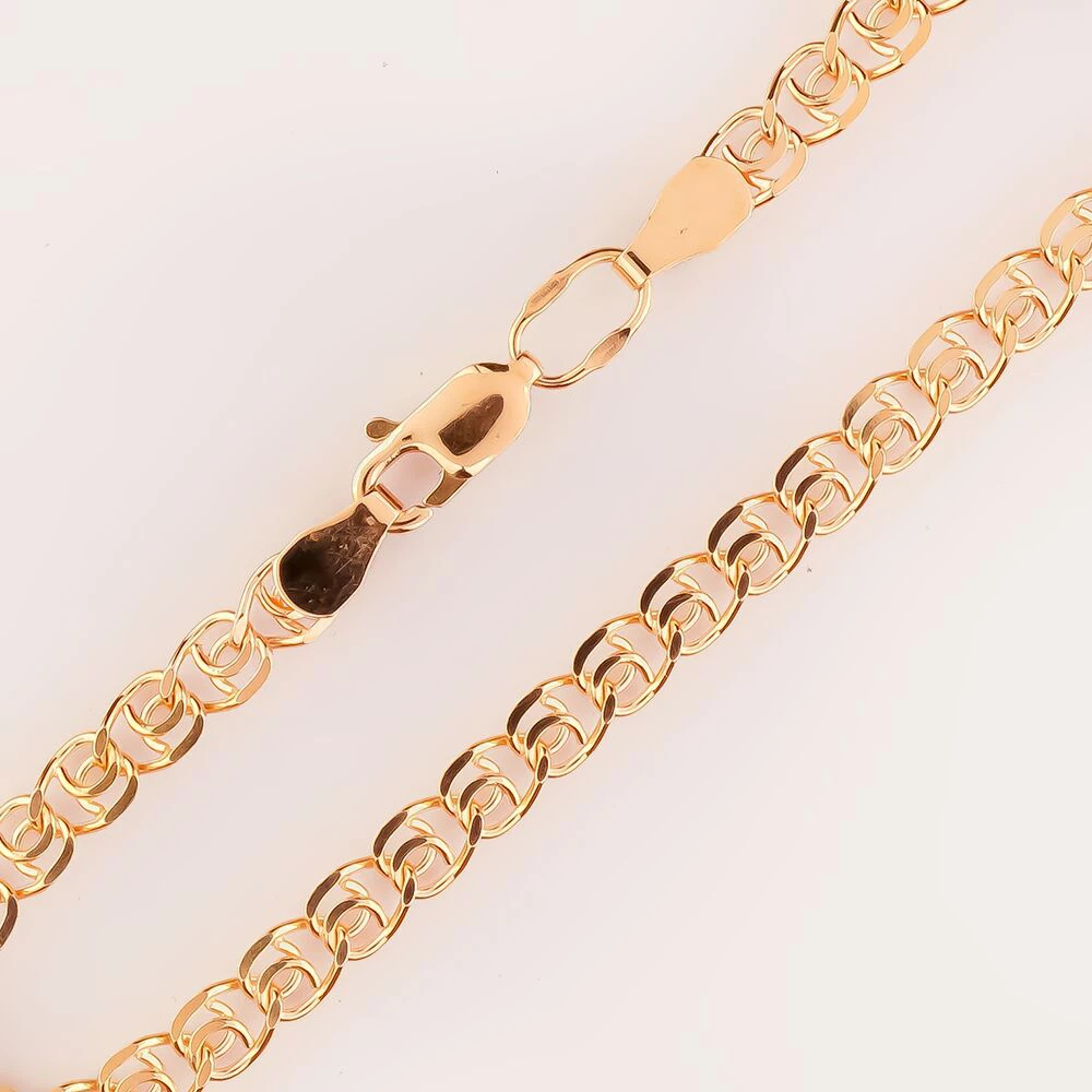 Браслет из красного золота 585 пробы