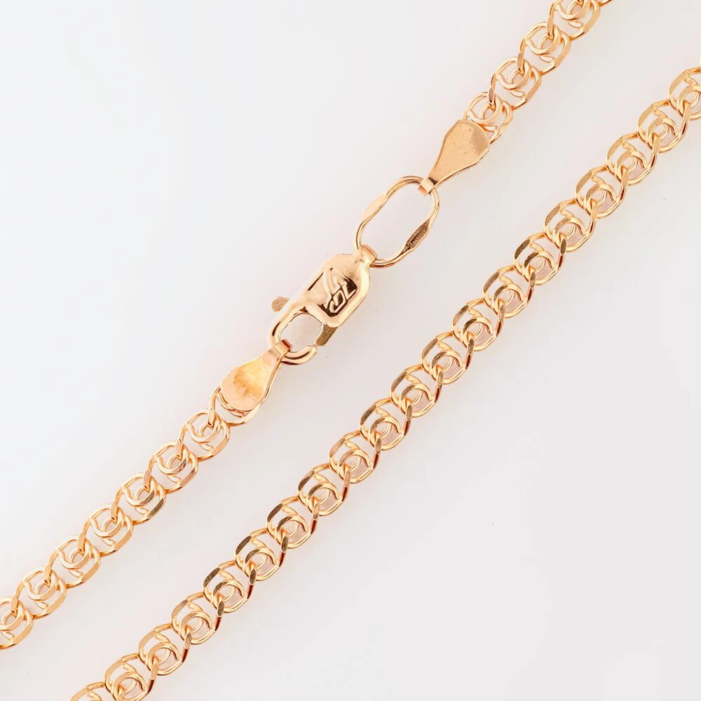 Браслет из красного золота 585 пробы