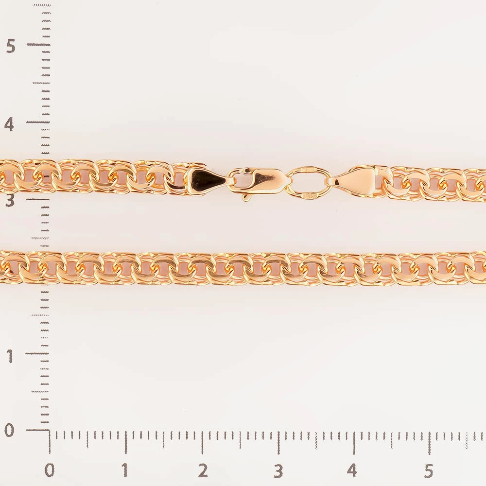 Браслет из красного золота 585 пробы