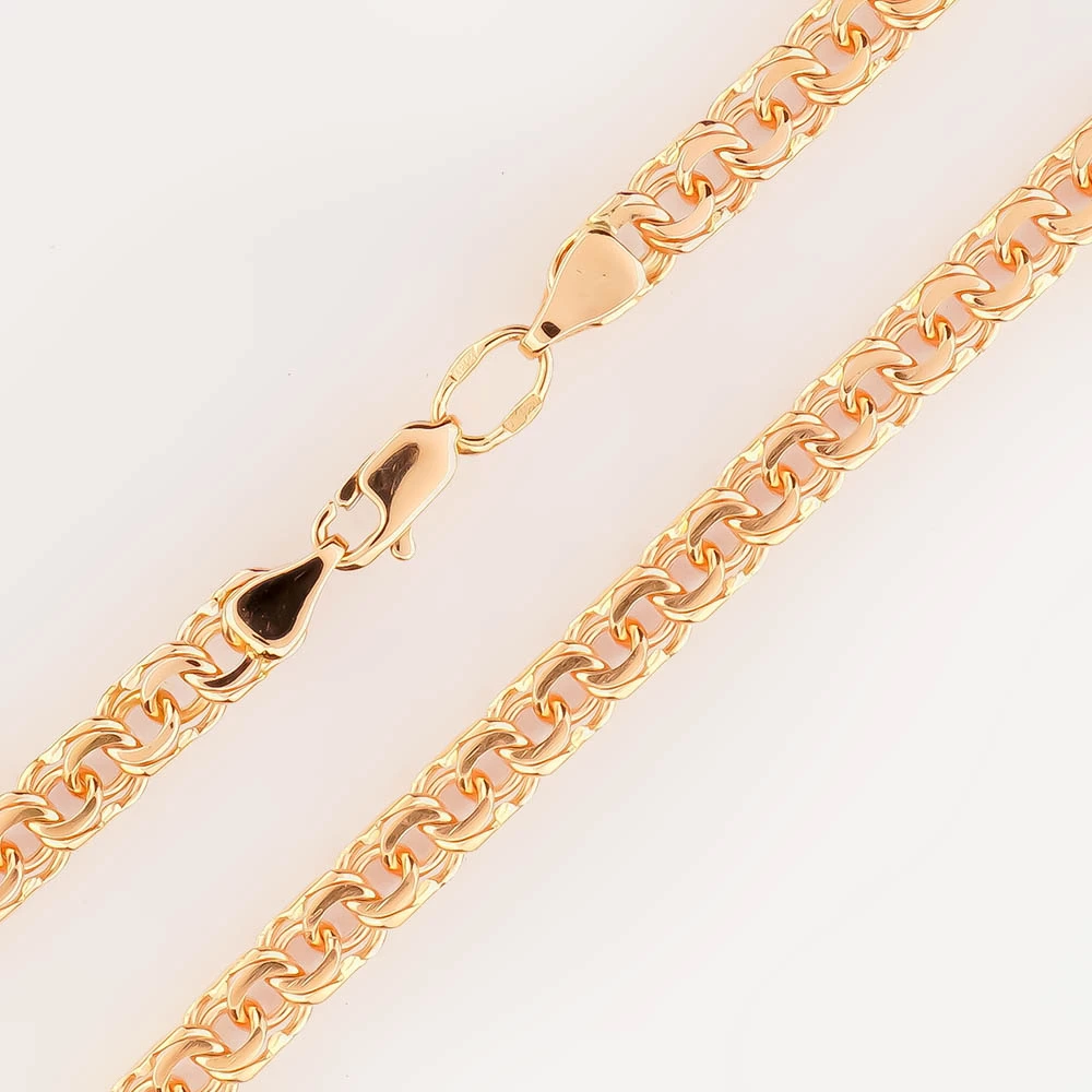 Браслет из красного золота 585 пробы