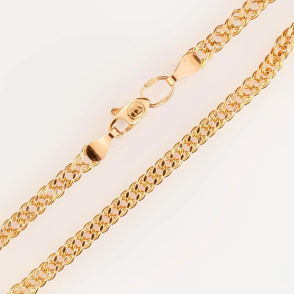 Браслет из красного золота 585 пробы