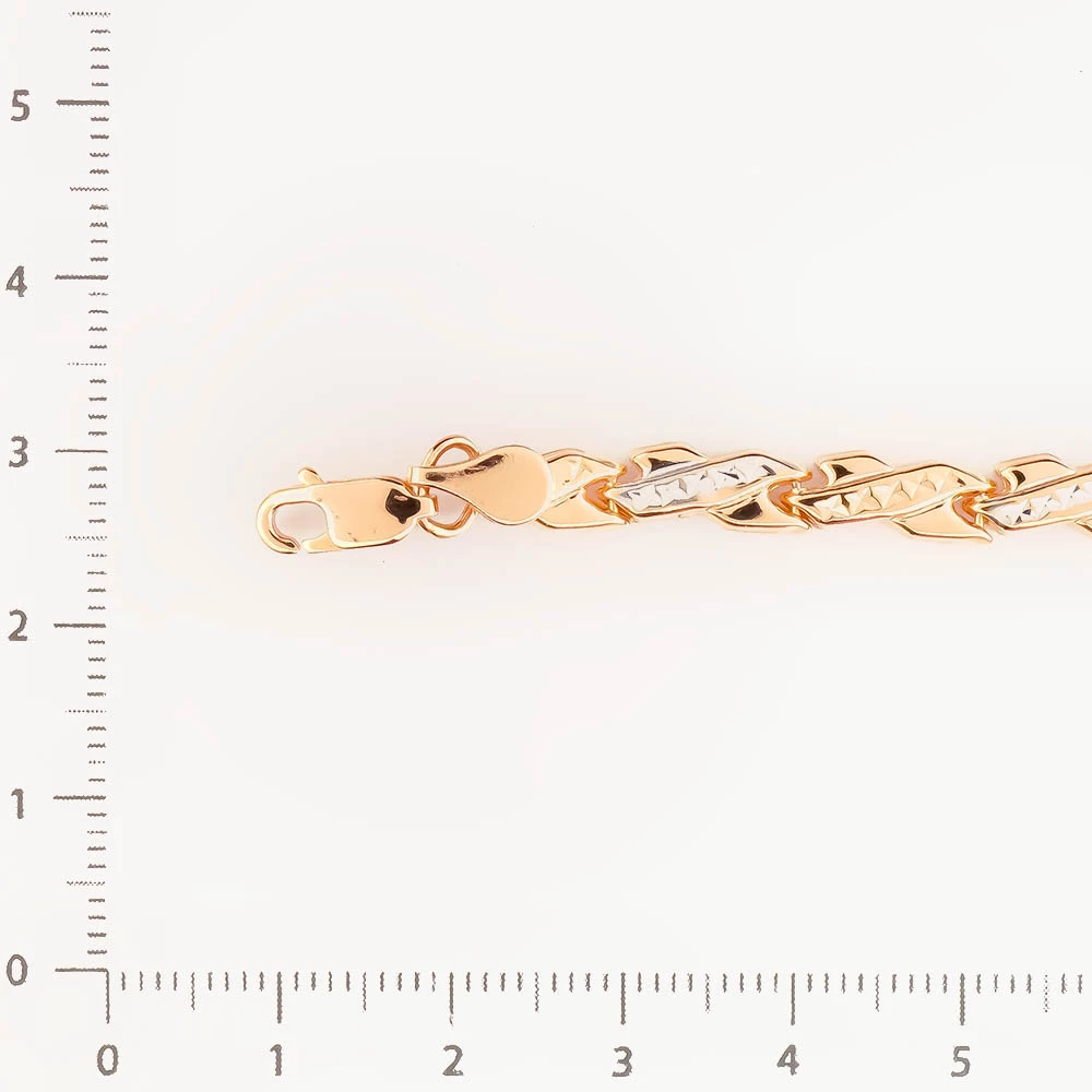 Браслет из красного золота 585 пробы