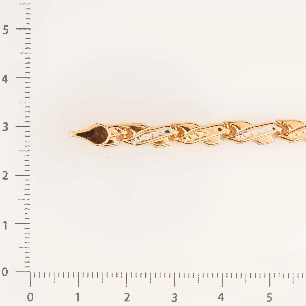 Браслет из красного золота 585 пробы