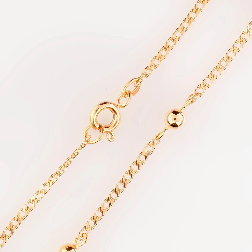 Браслет из красного золота 585 пробы