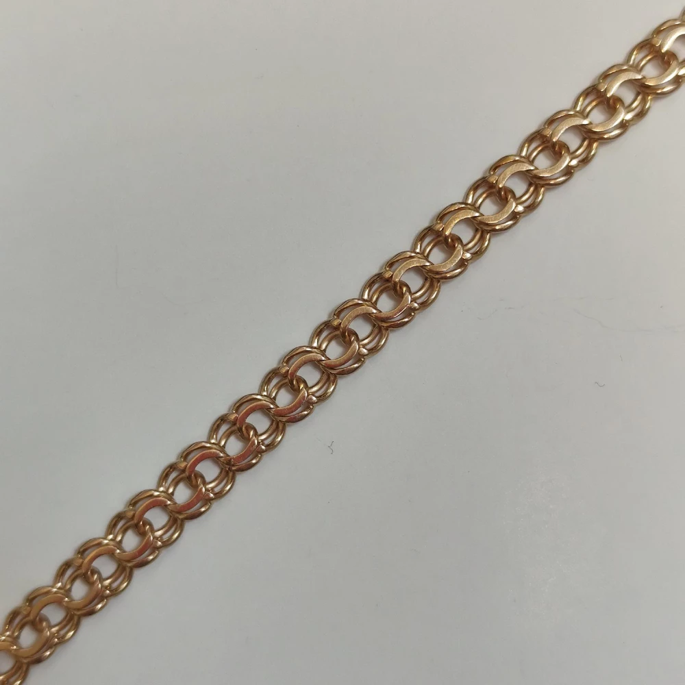 Браслет из красного золота 585 пробы