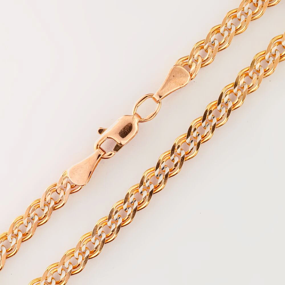 Браслет из красного золота 585 пробы