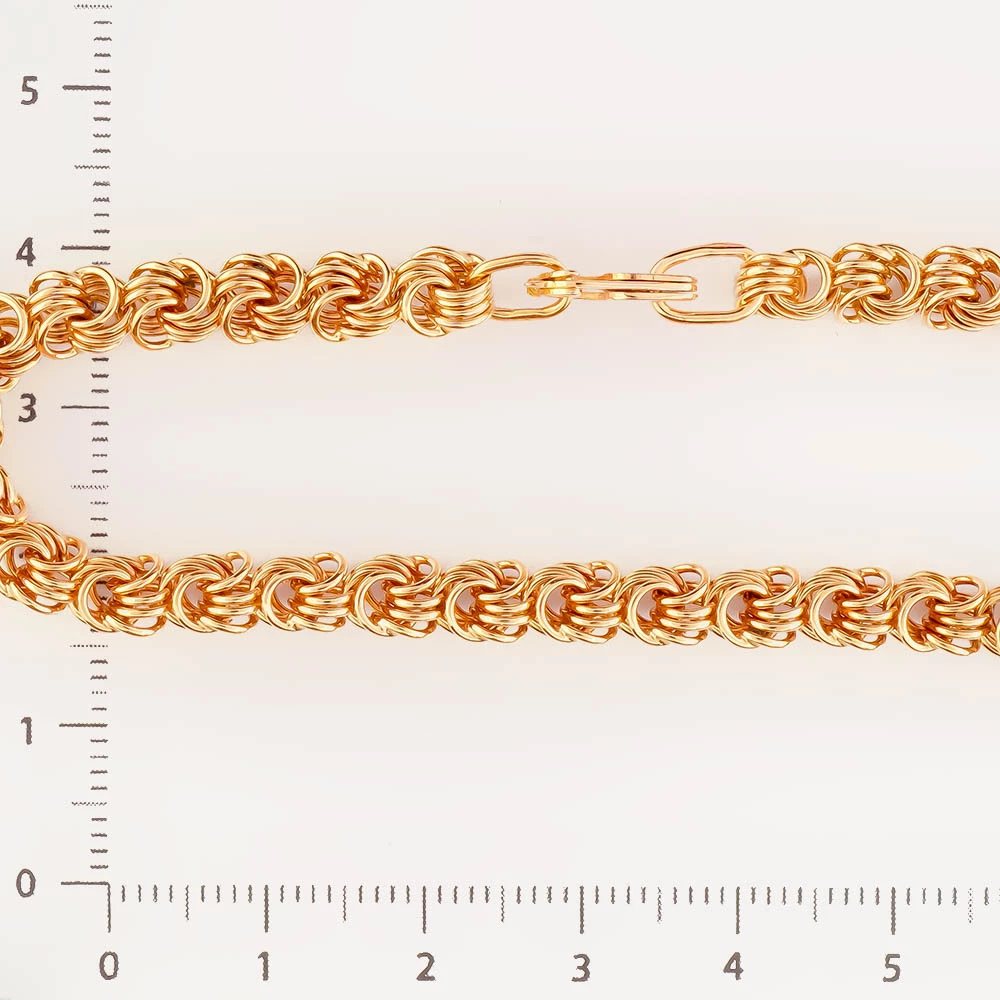 Браслет из красного золота 585 пробы