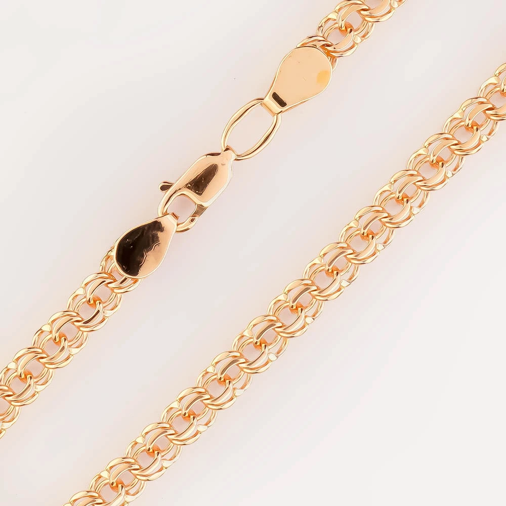 Браслет из красного золота 585 пробы