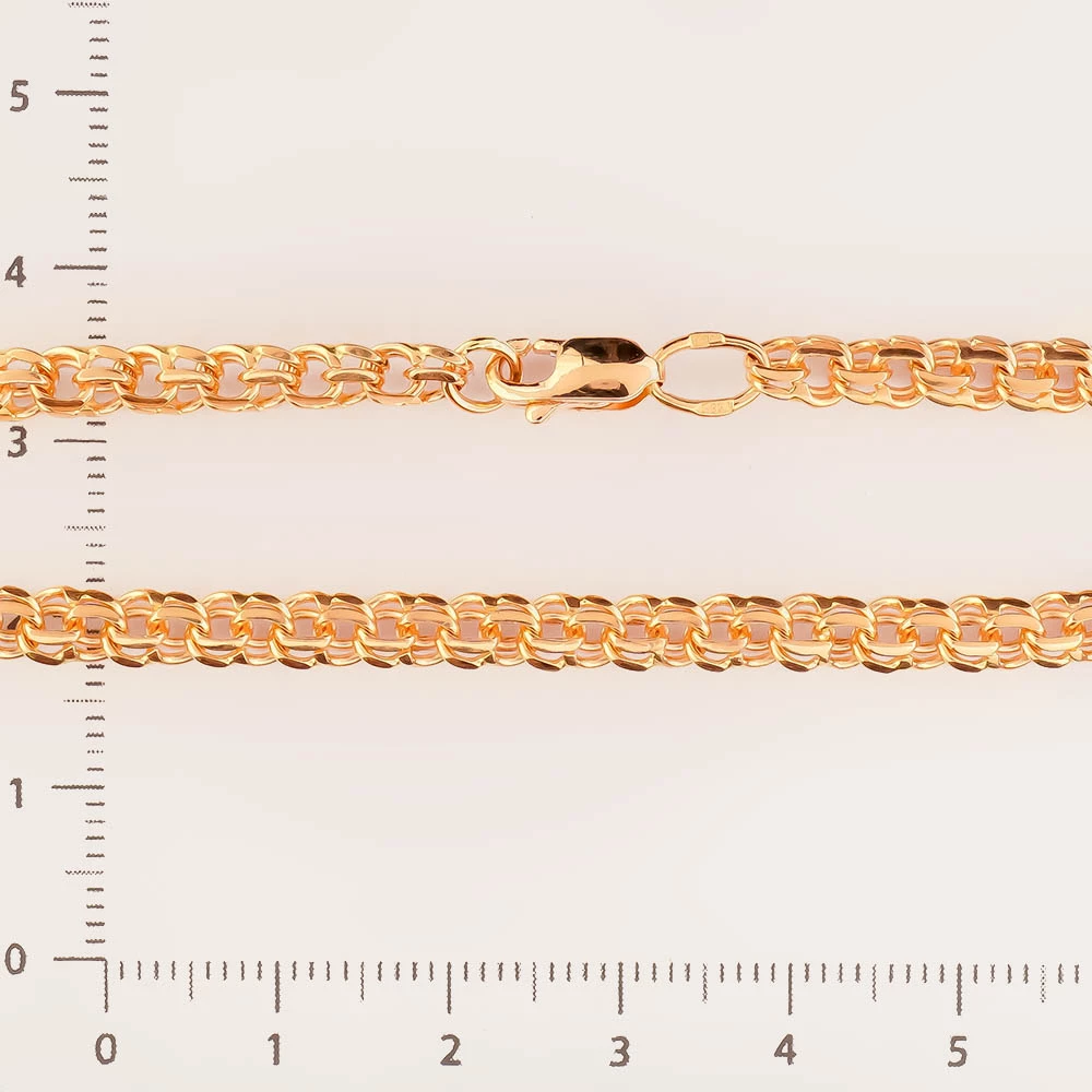 Браслет из красного золота 585 пробы