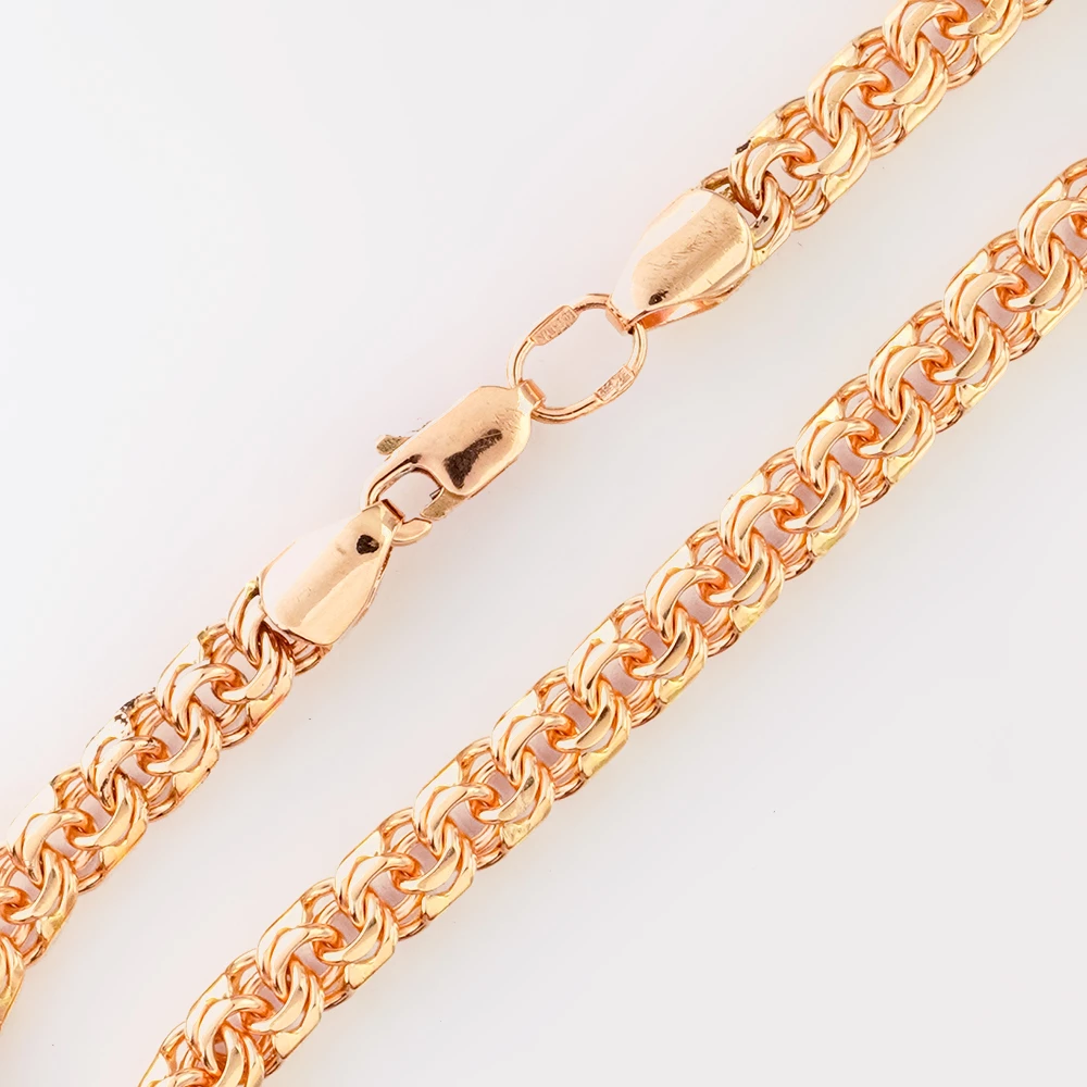 Браслет из красного золота 585 пробы