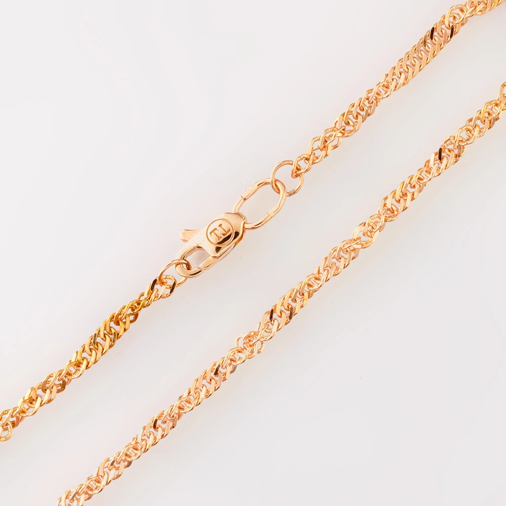 Браслет из красного золота 585 пробы