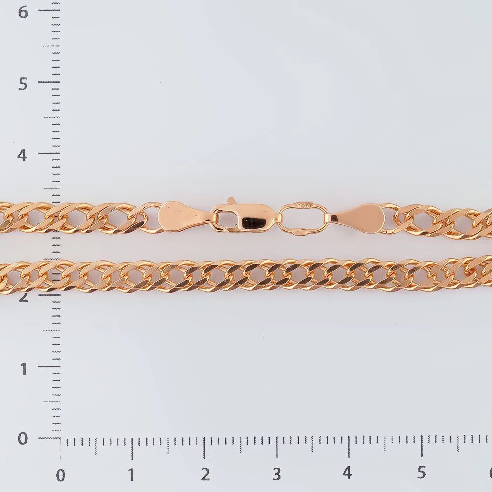 Браслет из красного золота 585 пробы