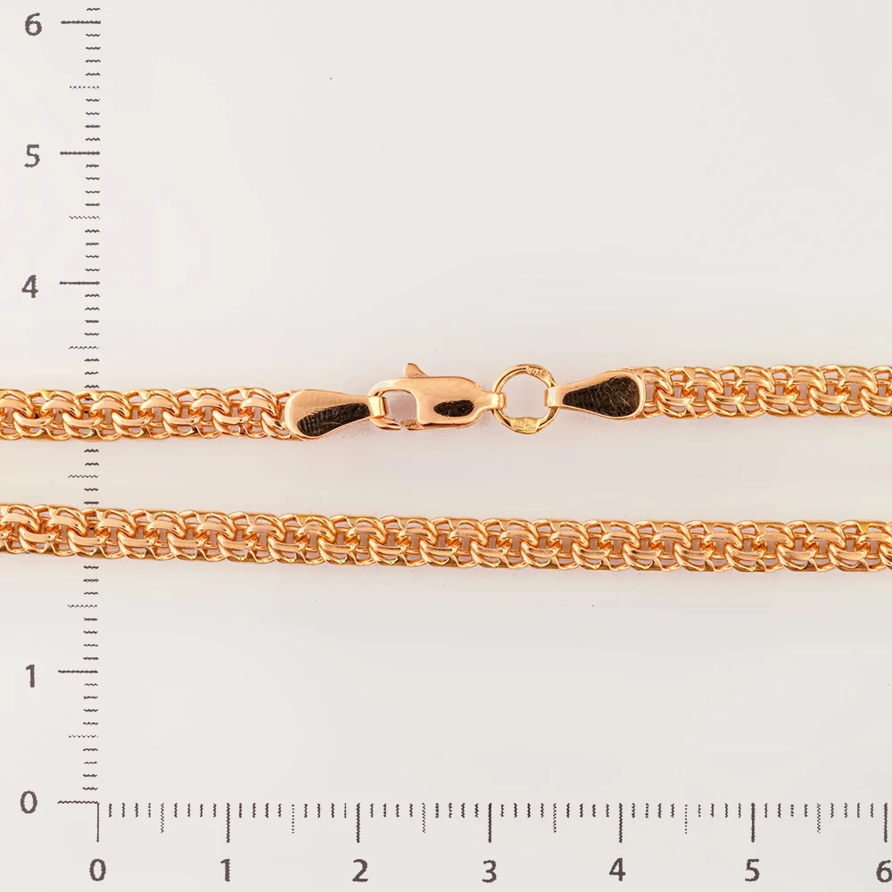 Браслет из красного золота 585 пробы