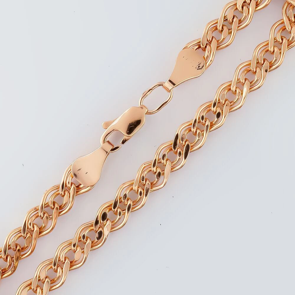 Браслет из красного золота 585 пробы