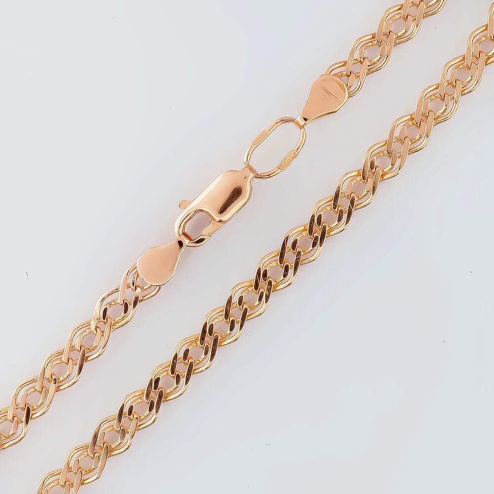 Браслет из красного золота 585 пробы