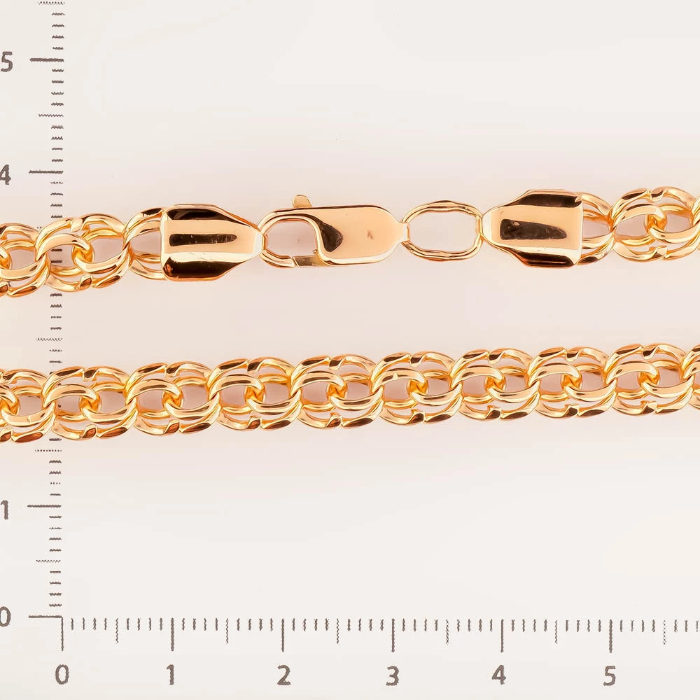 Браслет из красного золота 585 пробы