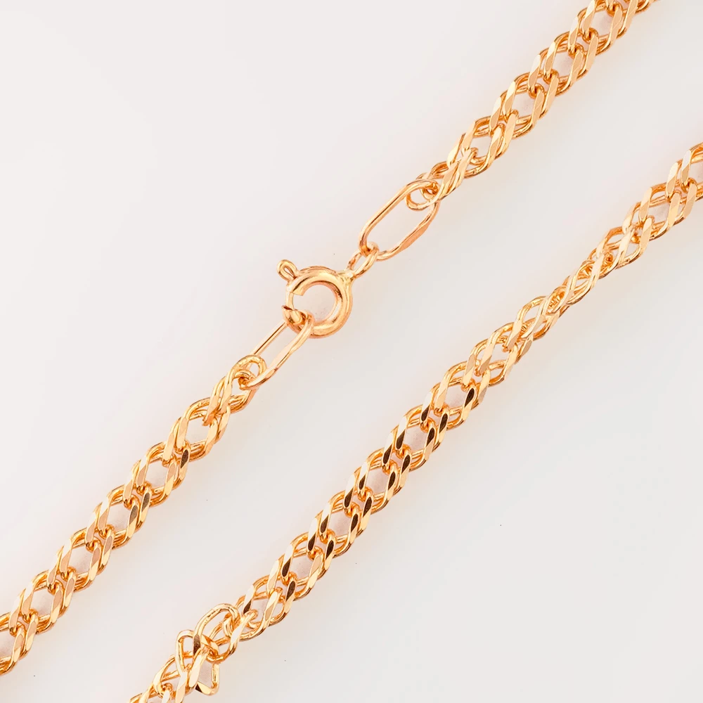 Браслет из красного золота 585 пробы