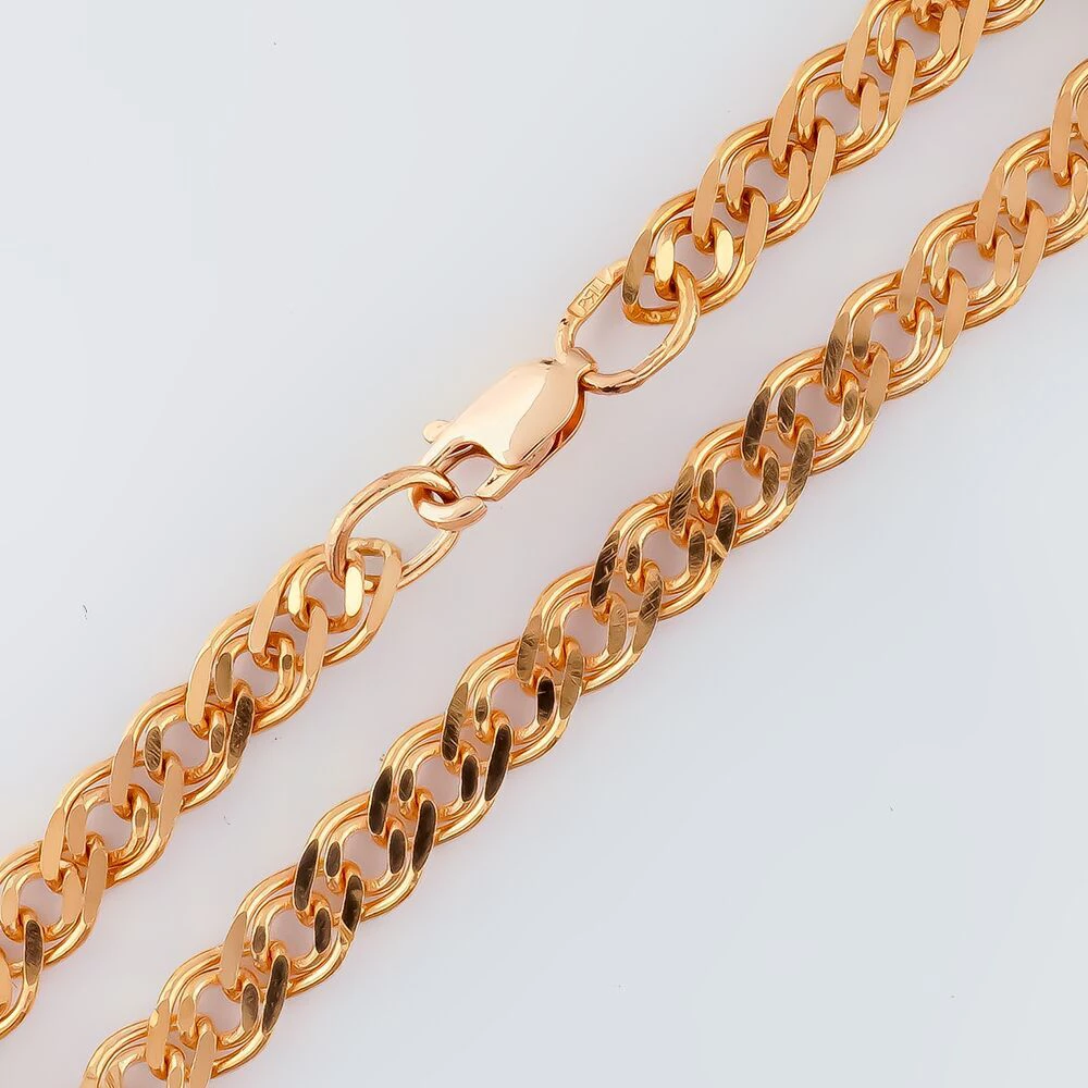 Браслет из красного золота 585 пробы