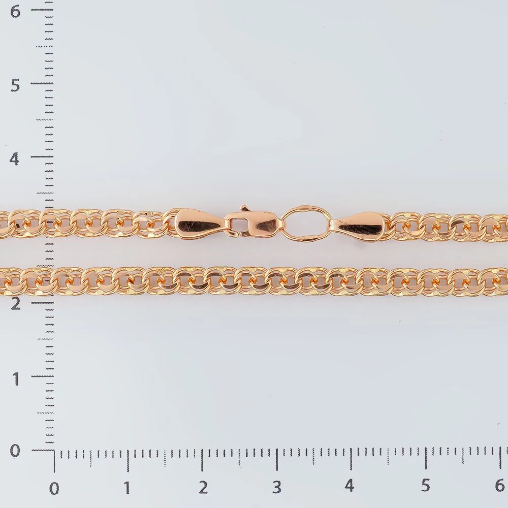 Браслет из красного золота 585 пробы