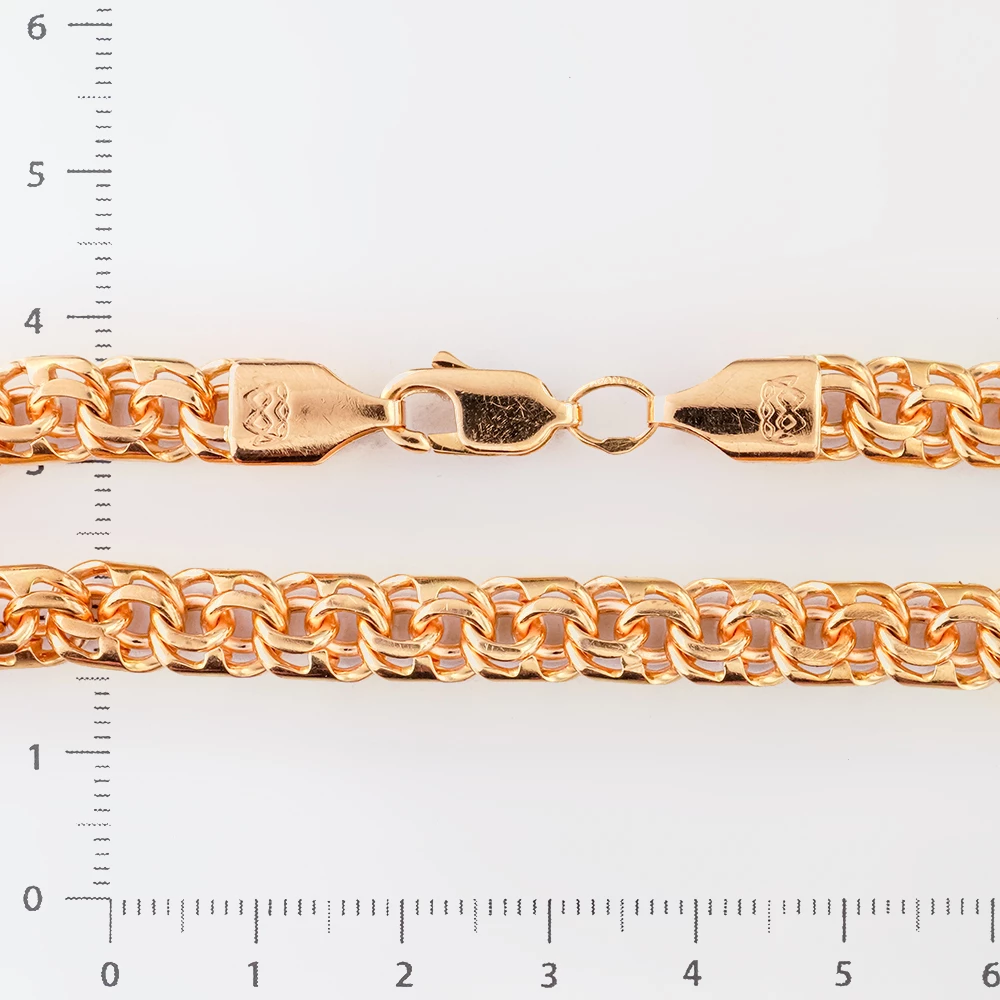 Браслет из красного золота 585 пробы