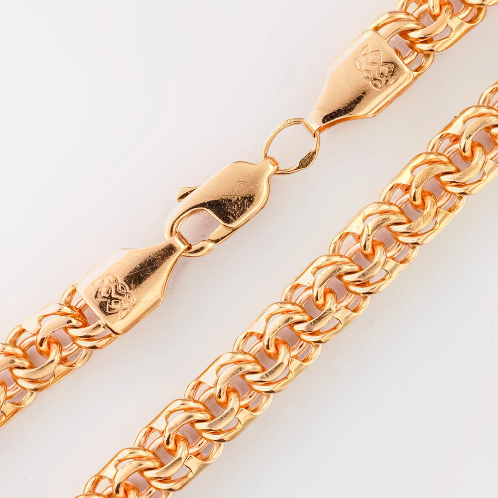 Браслет из красного золота 585 пробы