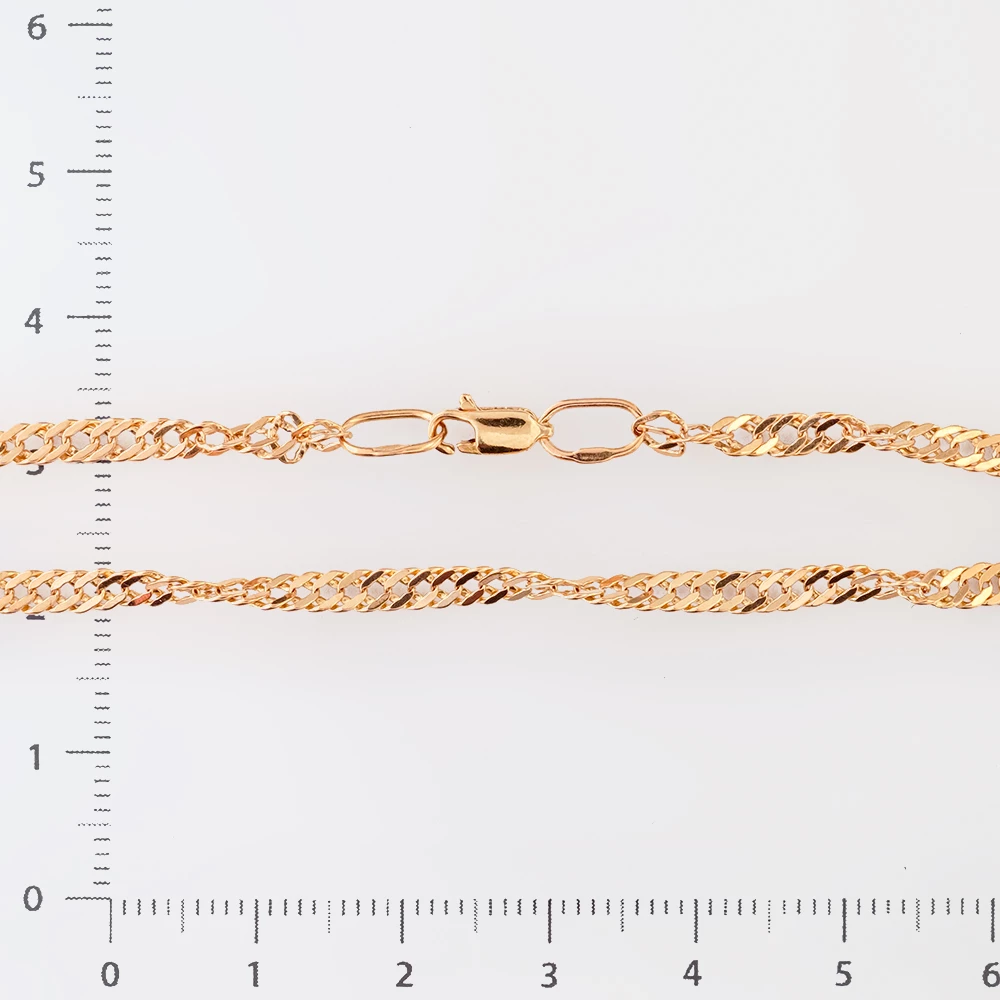 Браслет из красного золота 585 пробы