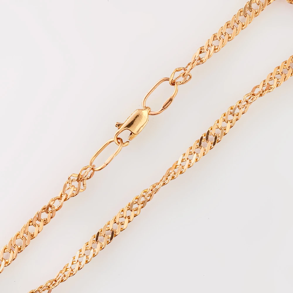 Браслет из красного золота 585 пробы