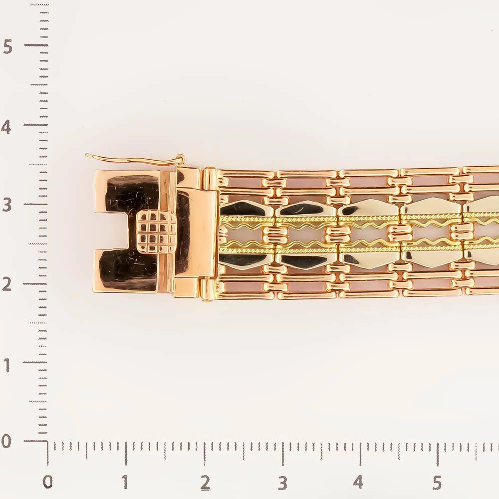 Браслет из красного золота 585 пробы