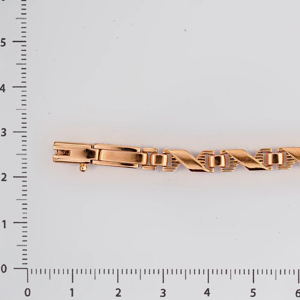 Браслет из красного золота 585 пробы