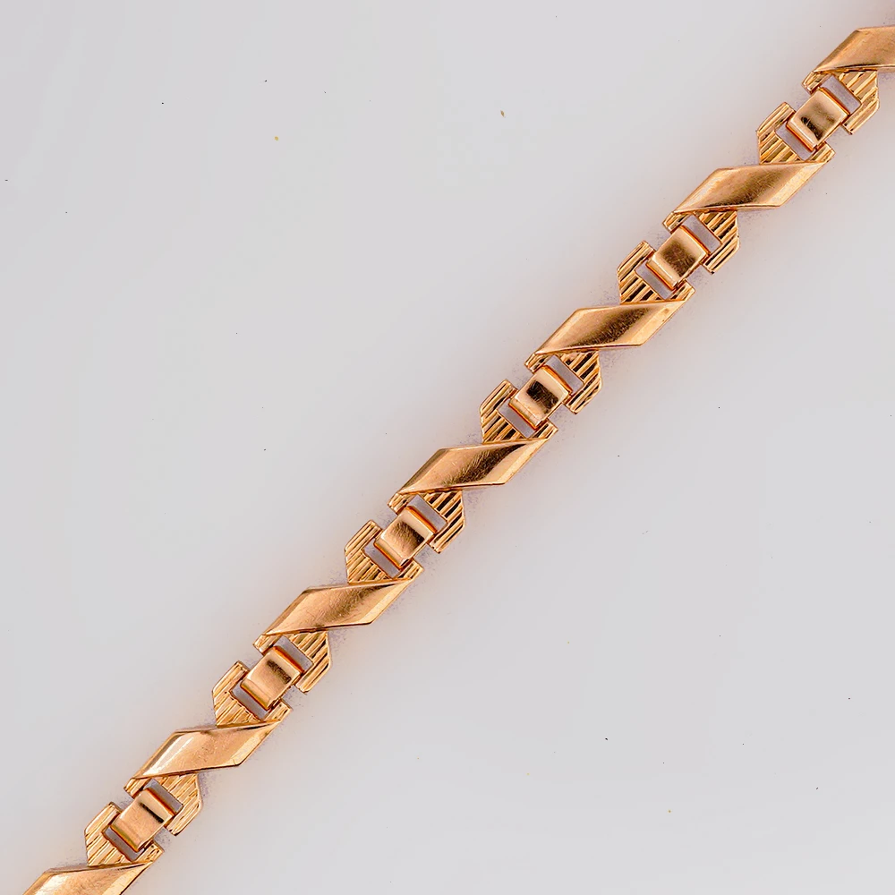 Браслет из красного золота 585 пробы