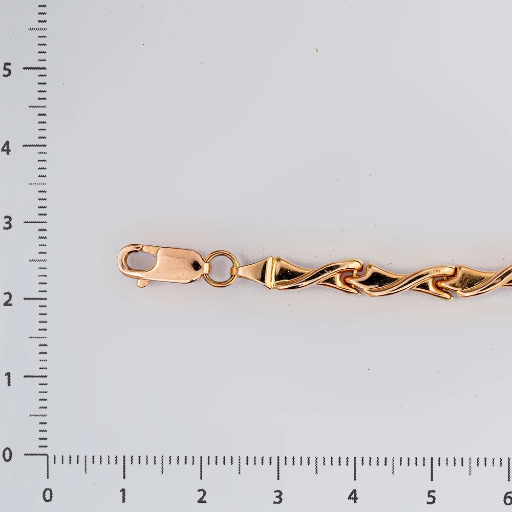 Браслет из красного золота 585 пробы