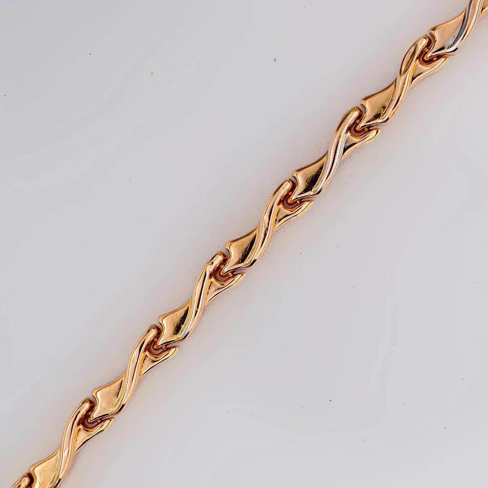 Браслет из красного золота 585 пробы