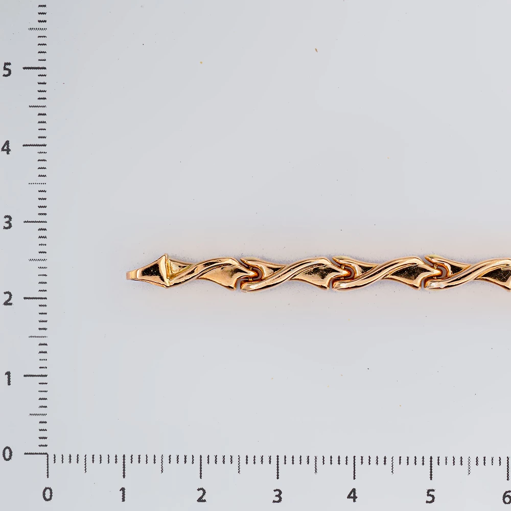 Браслет из красного золота 585 пробы