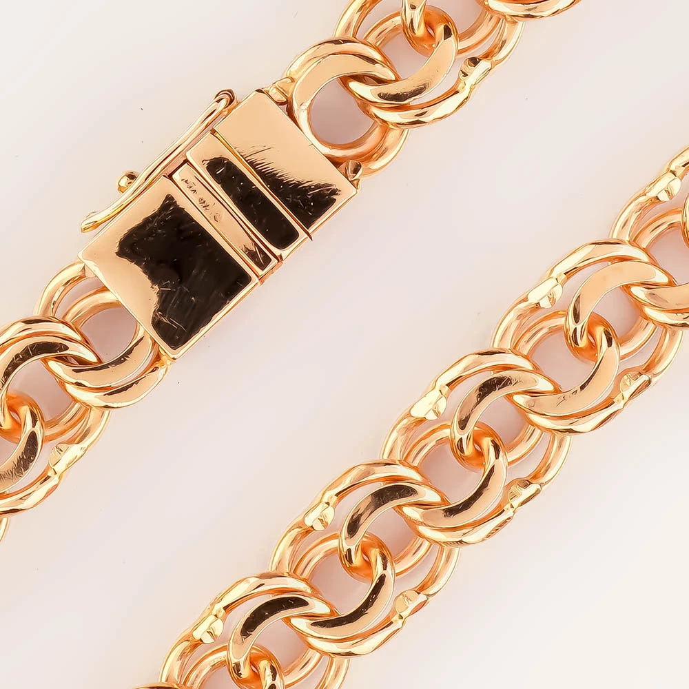 Браслет из красного золота 585 пробы