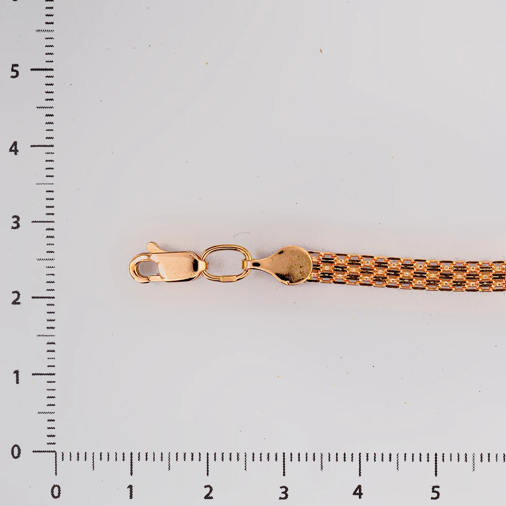 Браслет из красного золота 585 пробы